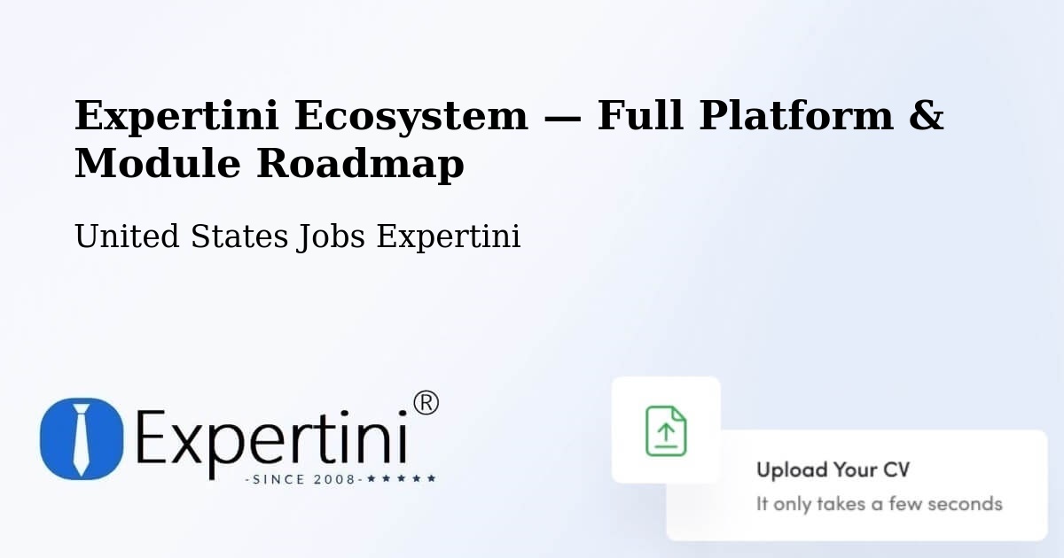 Expertini Ecosystem — Full Platform & Module Roadmap – Rifle